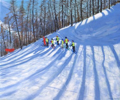 Leçon de ski, Tignes, France - Andrew Macara